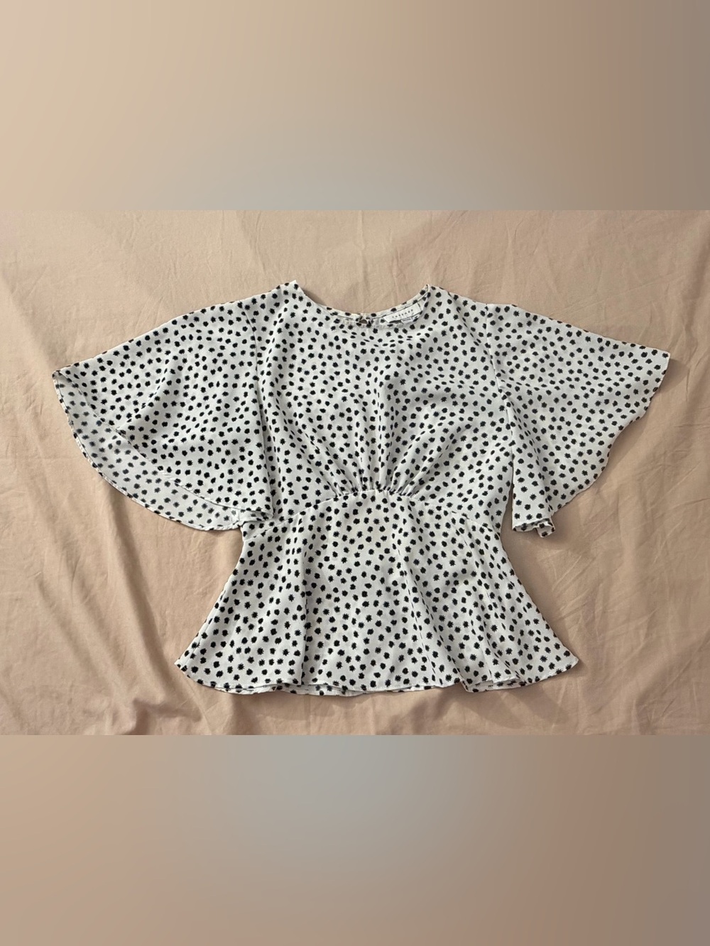 Topshop Peplum Blouse